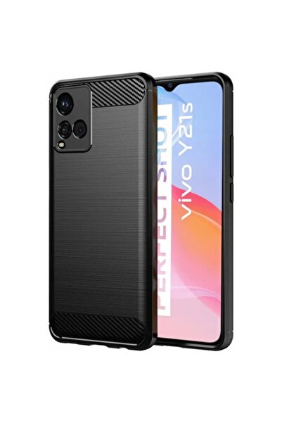 Forcell Carcasă TPU Carbon pentru vivo Y33s / Y21s / Y21 - Neagră