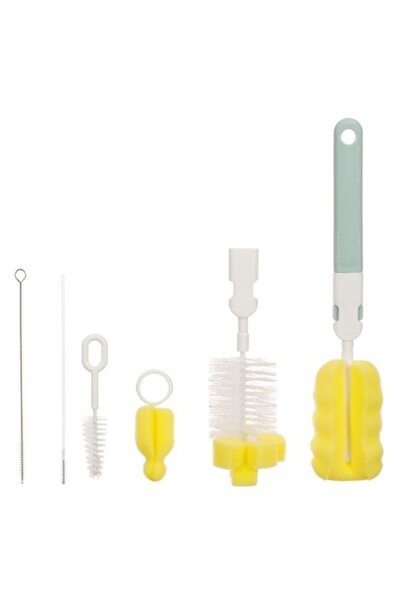 Bibilel Set de perii pentru curatare biberon si tetina, maner ergonomic, perie sticla 21cm si perie tetina 1