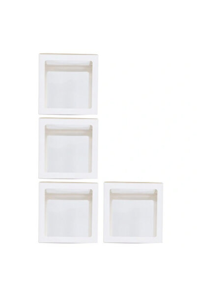 Flippy Set 4 Cutii pentru Baloane, Flippy, Model Simplu, Tematica Aniversare, Cuburi Decorative din Plastic