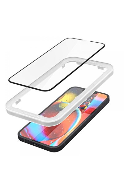 Spigen ALM Glass Screen Protector for iPhone 13 Mini, Tempered Glass, Transparent