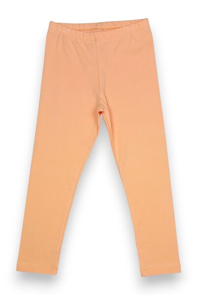 Via Girls Girl's Seasonal 95% Cotton Single Jersey Full Length Basic Leggings |   3-6 Years Old Children's Tights