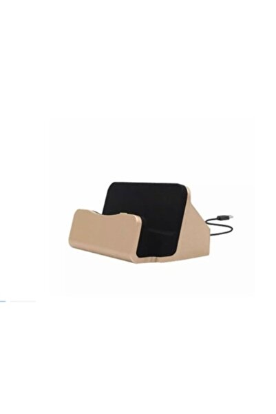 OEM Lightning Charging Dock for iPhone with USB Output Cable, Gold Color