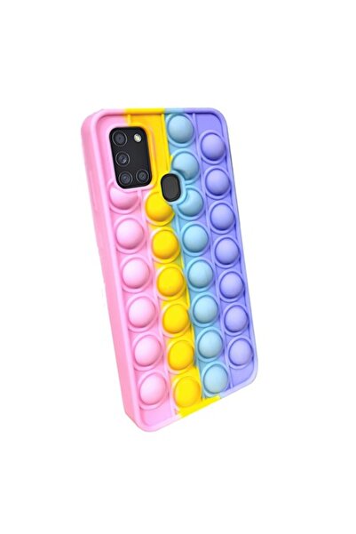 SOHO Phone case compatible with Samsung Galaxy A20e, silicone Pop-it model, Multicolor