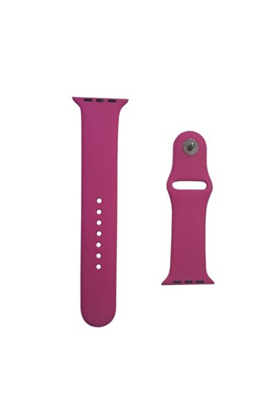 Bibilel Curea din silicon pentru Apple Watch 42/44 mm, fuchsia, BBL1798