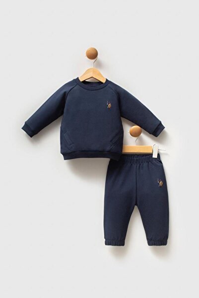 U.S. Polo Assn. Kids U.S. Polo Assn Usb2586 Baby Boy 2-Piece Set