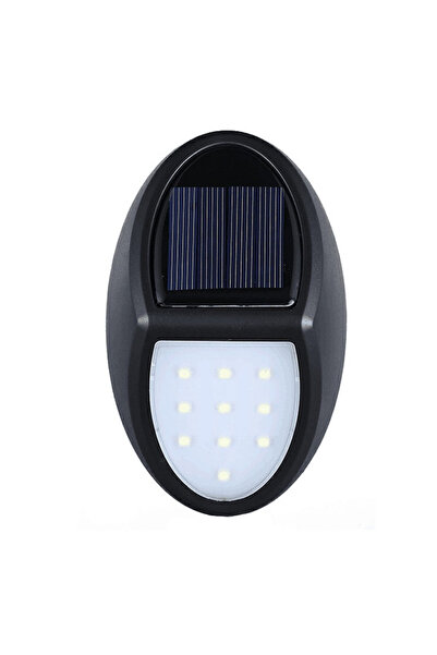 Flippy Aplica solara LED pentru perete Flippy, in forma ovala, 10 LED-uri, lu...
