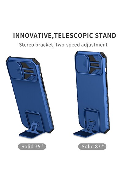 Flippy Defender Case with Stand for Samsung Galaxy S21 FE - Blue (Flippy)