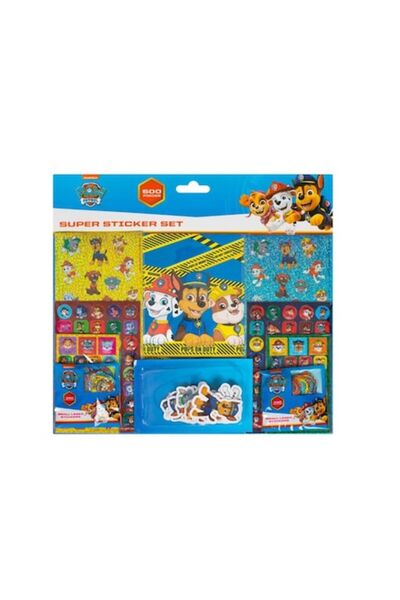 Bibilel Set de autocolante PAW PATROL cu sclipici, 3D, fosforescente, hârtie,...