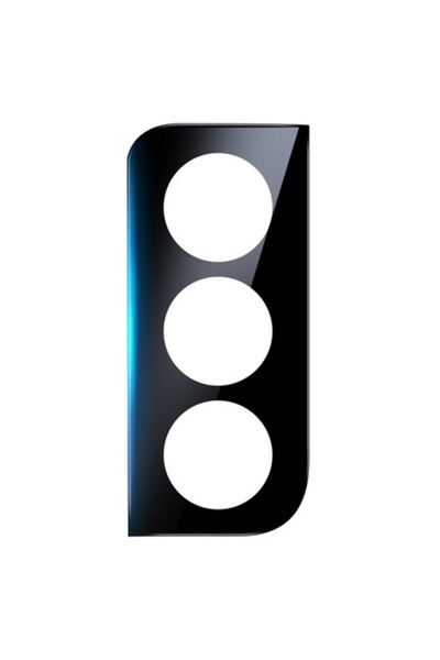 SOHO Folie pentru camera compatibila cu Samsung Galaxy S21 FE, sticla securizata, Negru-transparent