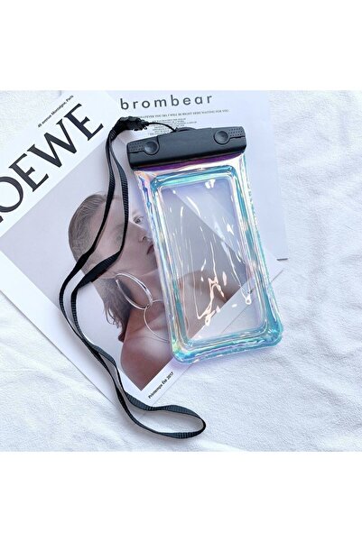 Universal Holographic Waterproof Flippy Underwater Case, Snowproof, Universal, Black