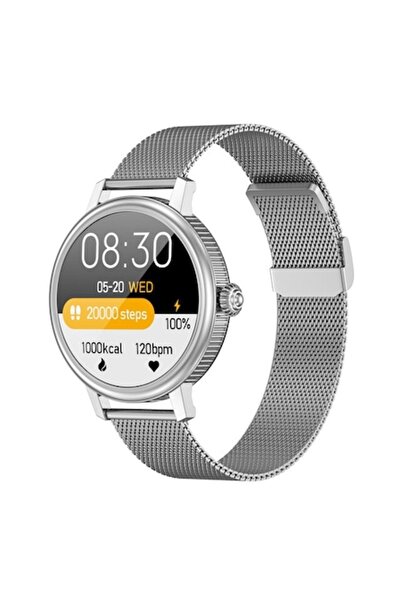 Cyclop Ceas inteligent Bluetooth CF90 - rezistent la apă IP68, 64KB RAM, 512KB ROM, ecran tactil TFT de 1,04 inci, metalic