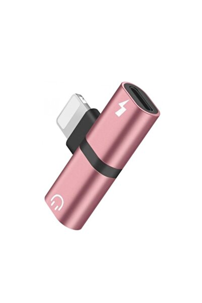 SOHO Adaptor 2in1 Lightning, pentru iPhone, iPad, Splitter casti si incarcato...