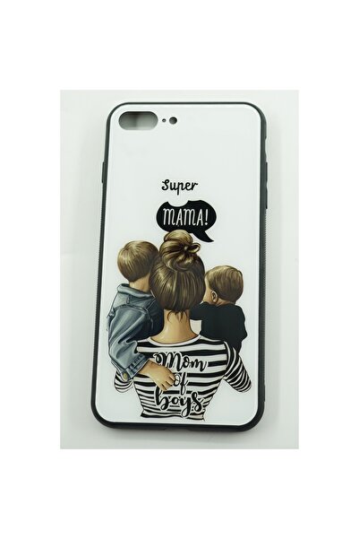 Flippy protective case compatible with Apple iPhone 13 Glass print Super Mom Multicolor