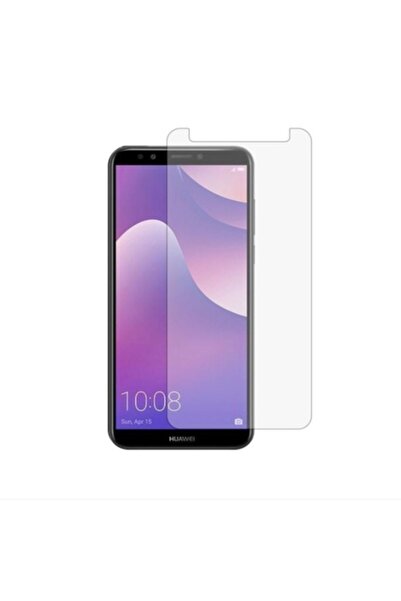 OEM Tempered 9H glass screen protector for Huawei Y7 2018 - Black