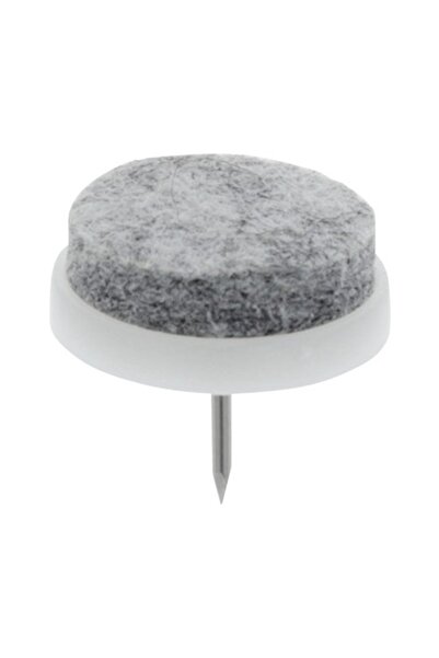 SOHO Protecții pentru podea cu cuie pentru picioare de mobilă, 20 bucăți, diametru 24 mm, lungime cui 15 mm, G