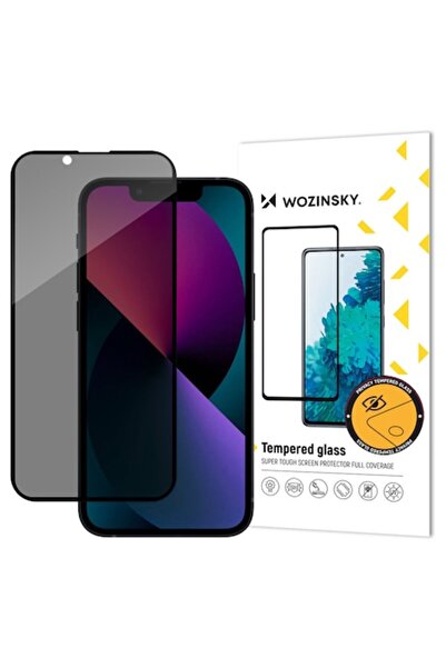 WZK Προστατευτικό οθόνης AntiSpy για Apple iPhone 13 Pro Max, σκληρυμένο γυαλ...