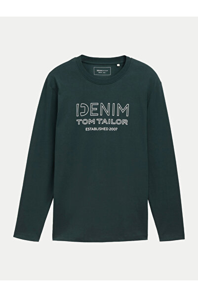 Tom Tailor Denim Ανδρικό μακρυμάνικο 1043484 Πράσινο