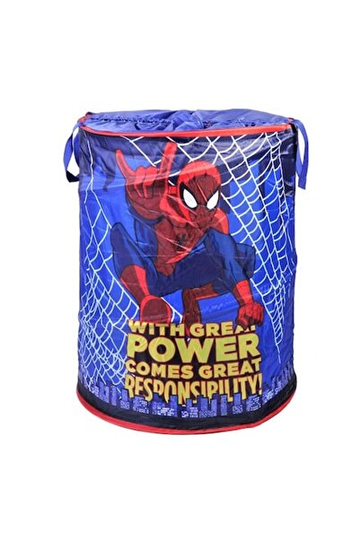 OEM Stuffix Foldable Toy Box, Polystyrene, Blue, Spider-Man, 46x57 cm