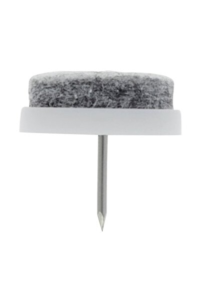 SOHO Protecții pentru podea cu cuie pentru picioare de mobilă, 20 bucăți, diametru 24 mm, lungime cui 15 mm, G