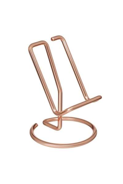 Bibilel Suport telefon pentru birou, 8x8x11 cm, Auriu roz, JMB-BBL7886