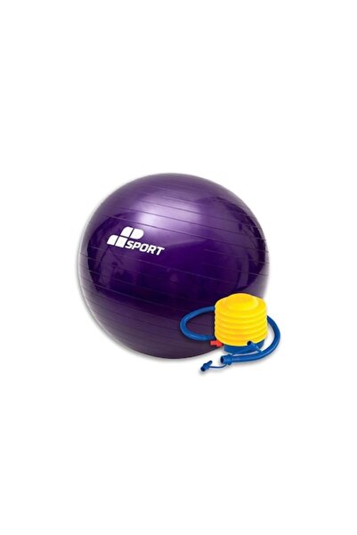 MP Sport Fitness and aerobic exercise ball, MP SPORT, 65cm diameter, purple, pump included