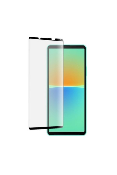 OEM Protector de ecran pentru Sony Xperia 10 IV — sticlă securizată pe tot ecranul, 9H, negru-transparent