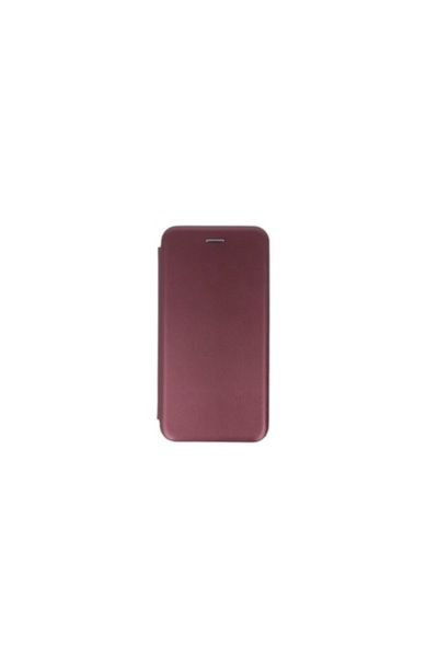 SOHO Husă de protecție cu clapă pentru iPhone 12 Pro Max, culoare vișinie