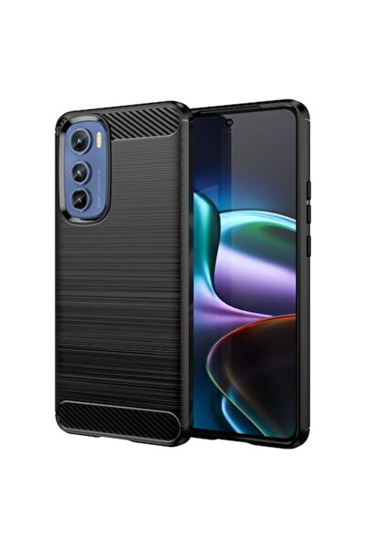 OEM Калъф за Motorola Edge 30, карбонов, черен
