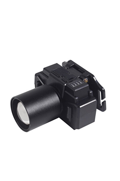Flippy Lanterna LED de Montat pe Cap, Flippy, cu Raza Lunga de Zoom, Far Telescopic, Reglabil, Rezistent la