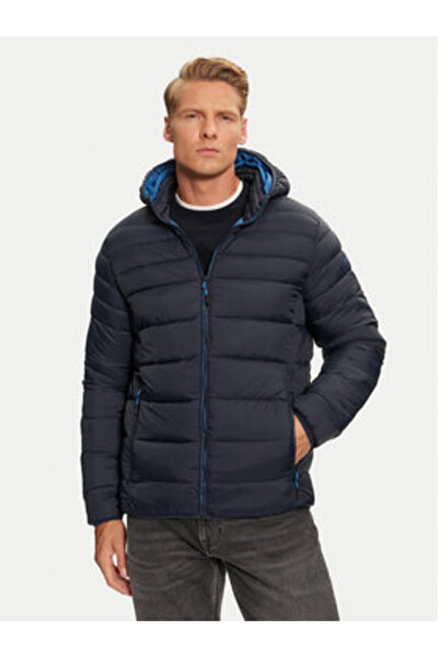 CMP Ανδρικό Χειμερινό Μπουφάν 34K2807 Μπλε Σκούρο Μπλε