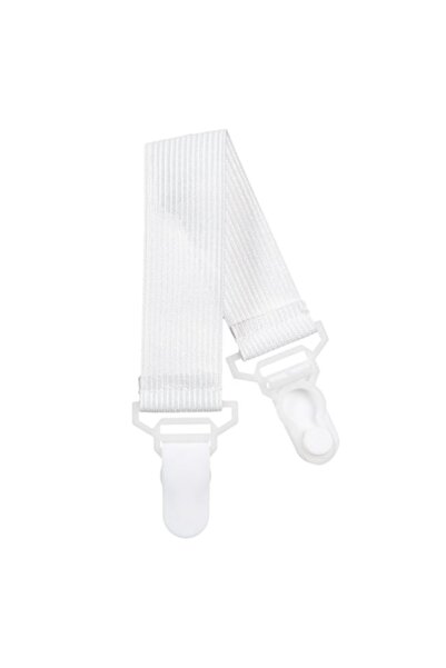 SOHO Set with 2 elastic clips for fastening bed linen, White