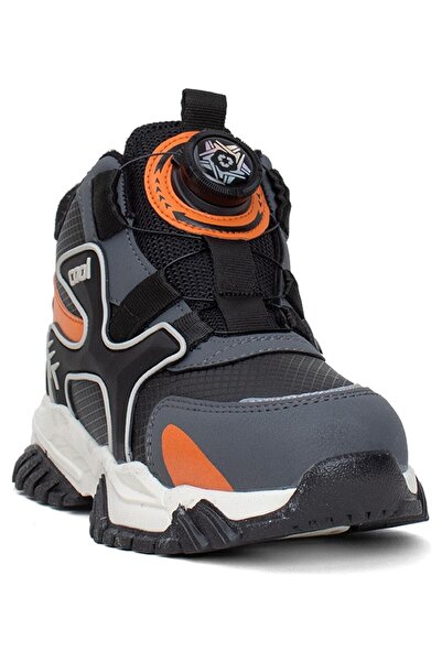 GÜLERSHOES Garantili Orijinal Su Geçirmez Kaymaz Taban Kışlık Sıcak Cırt Bantlı Çocuk Bot 31-32-33-34-35 Numara