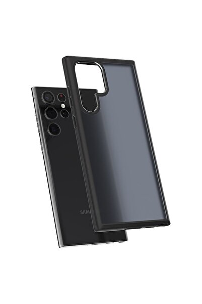 Spigen Ultra Hybrid case compatible with Samsung Galaxy S22 Ultra (Frost Black)