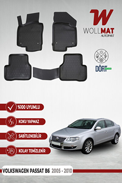 Volkswagen Passat B6 Paspas 2005 2010 Arası 3d Havuzlu Paspas Seti