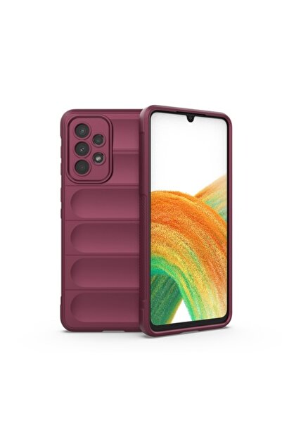 OEM Carcasă Magic Shield pentru Samsung Galaxy A33 5G A336 - Vișinie