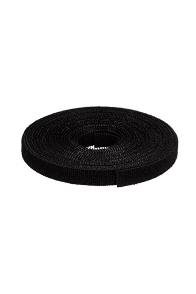 Bibilel Bandă adezivă Velcro pentru organizarea cablurilor și a altor accesorii, 4 m, Negru
