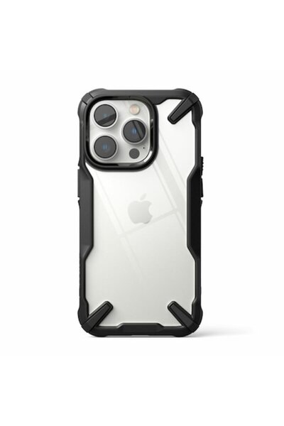 OEM Case for iPhone 14 Pro, Clear Defender, Black-Transparent