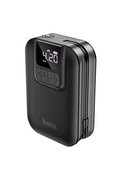 Hoco Mini compresor auto S53 Breeze, 3,5 bar, portabil