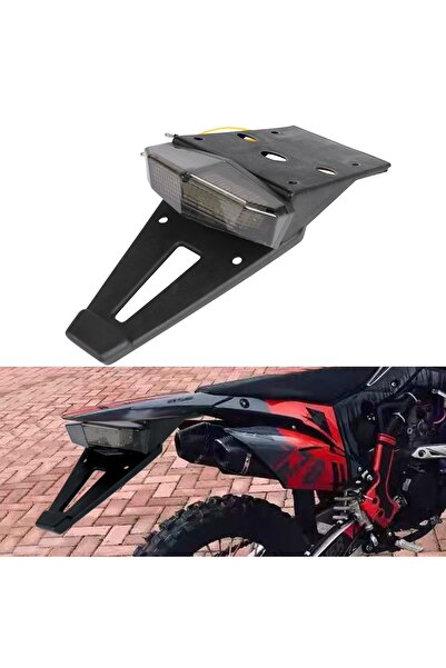 Choice B style grey Motorcycle Universal 12V LED Taillight Brake Lamp With Re...