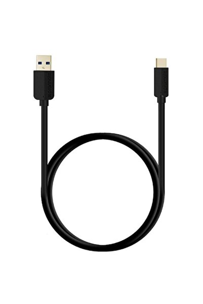 SOHO Cablu de date universal de tip C cu conector USB, 3 m, negru