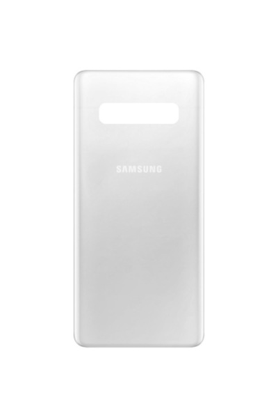 Samsung Baterie Capac Galaxy S10+ G975, Alb (Alb Ceramic)