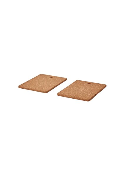 SOHO Set with 2 cork placemats for hot containers, 23 x 17 cm, Wood