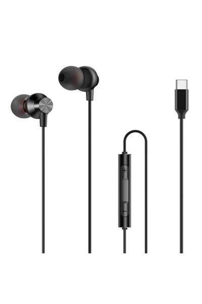 Bibilel Casti cu microfon, Conector Type-C, Dub Step bass, Negru