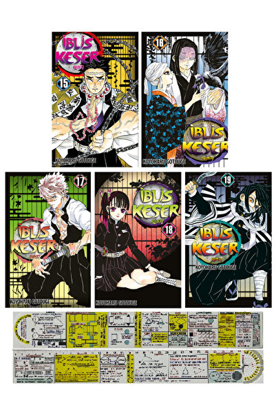 Gerekli Şeyler Yayıncılık İblis Keser 15-16-17-18-19. Ciltler Manga Seti + Ma...