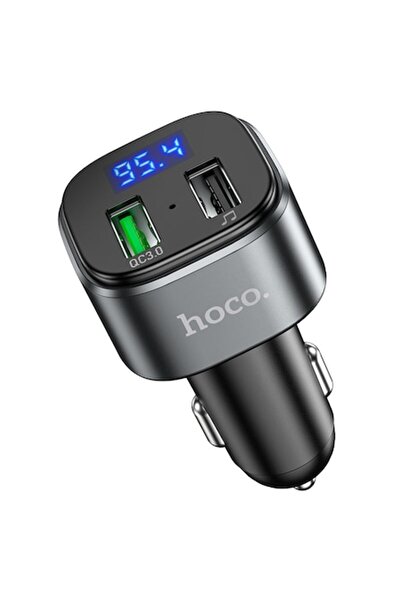Hoco Διαμορφωτής FM Bluetooth E67 Fighter, 2 x USB-A