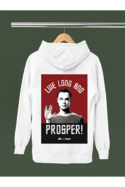 MAGORS The Big Bang Theory Printed Cotton Long Sleeve Ribbed 3 Thread Hooded Sweatshirt