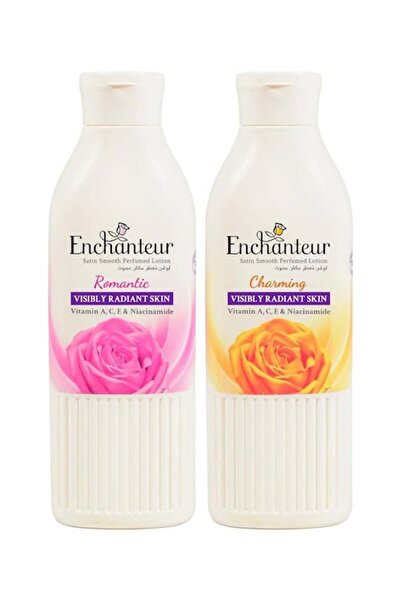 ENCHANTEUR Body Lotion Set with Romantic and Charming Fragrance Multicolor 2x...