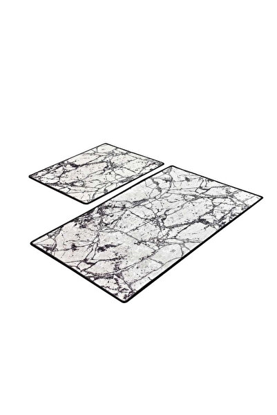 Chilai Home Set covoare baie 359CHL2459, 2 piese, fire 100% catifea, multicolor