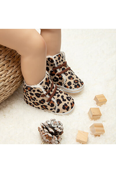 Superbaby Furry booties for girls with Printed