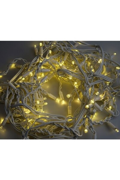 Flippy Christmas Installation, 180 m, LED, Fringes, Warm White, Flash, Power Supply, Interconnectable, Whit